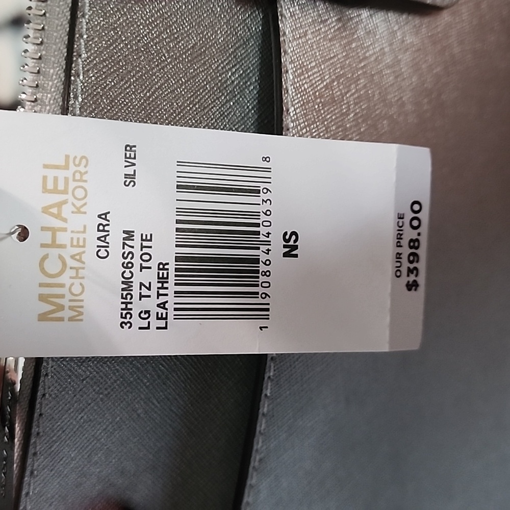 Michael Kors Ciara Large Leather Tote Bag Purse NWT - Picture 9 of 10